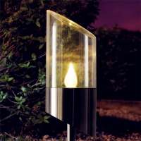 popular new glass xmas light garden candle garden lamp